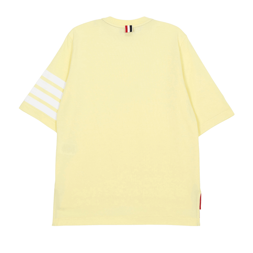 Thom Browne Jersey 4-Bar Short Sleeve T-Shirt Yellow