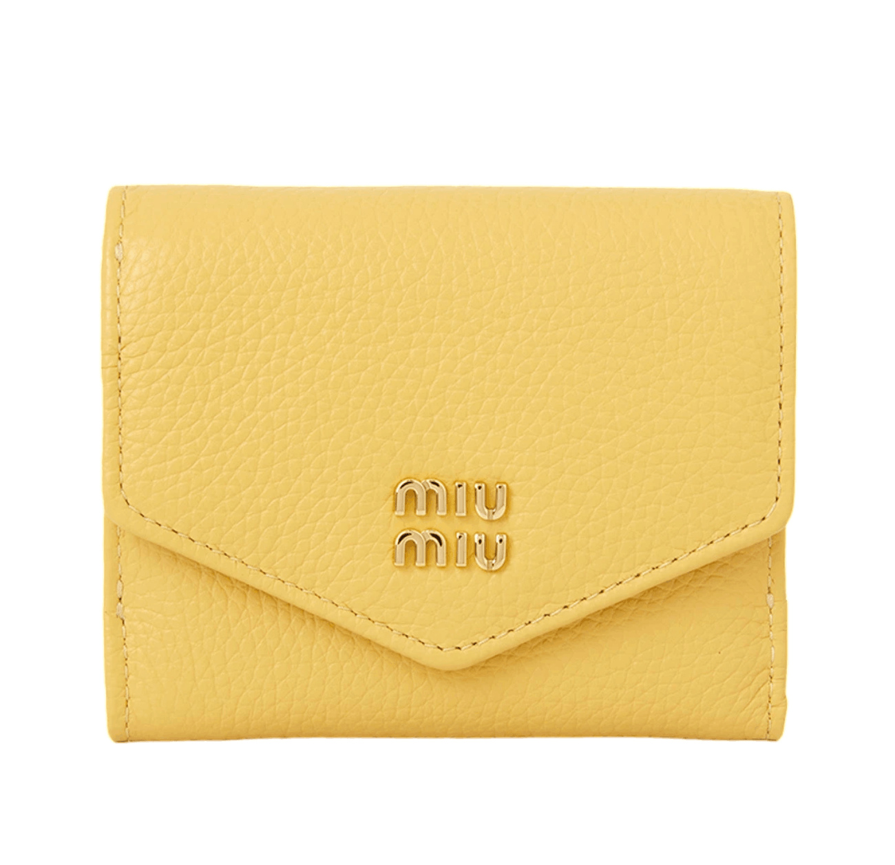 Miu Miu Short Wallet Yellow