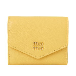 Miu Miu Short Wallet Yellow