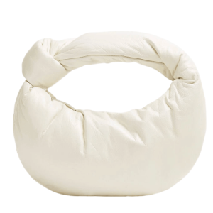 Bottega Veneta Mini Puffy Leather Jodie White