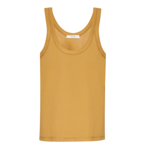 IB TANK TOP IN JERSEY - Ochre 