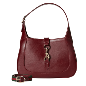 Gucci Jackie Small Shoulder Bag Gucci Rosso Ancora Leather