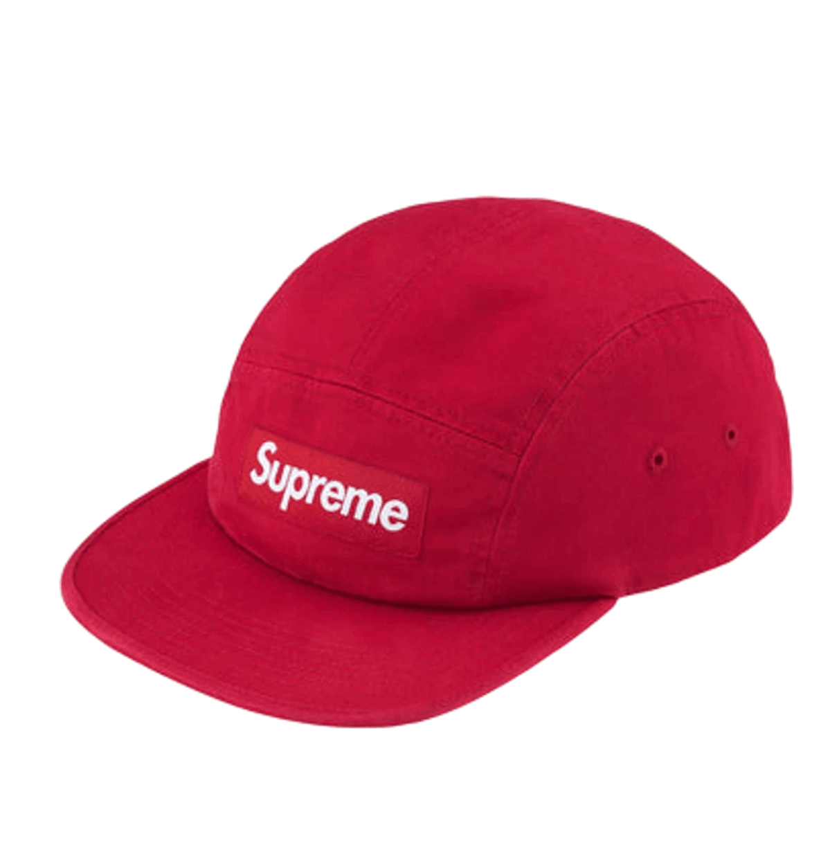 Supreme Washed Chino Twill Camp Cap Red - 26SS