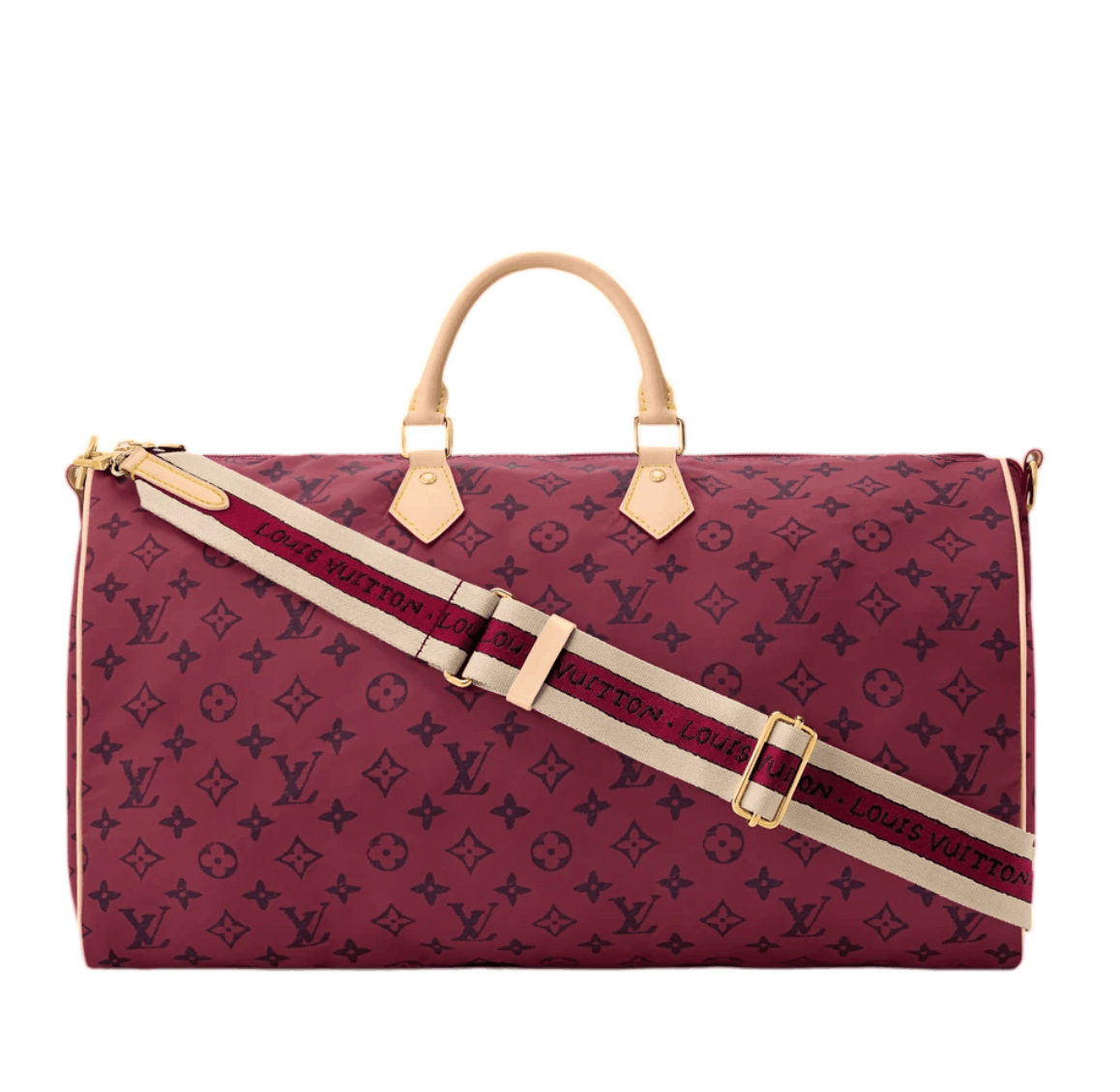 Louis Vuitton Keepall Foldable 45 Monogram Red