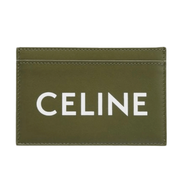 Celine Card Holder Dark Olive