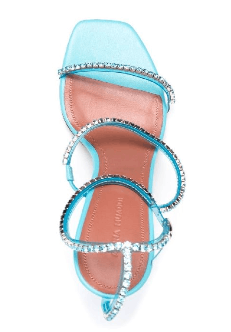 Blue Rhinestone 'Gilda' Heels 