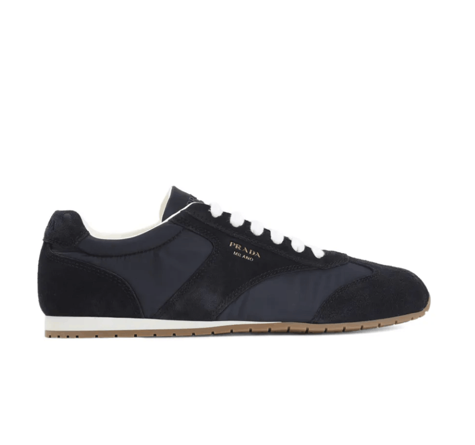 Prada Navy Low Top Sneakers