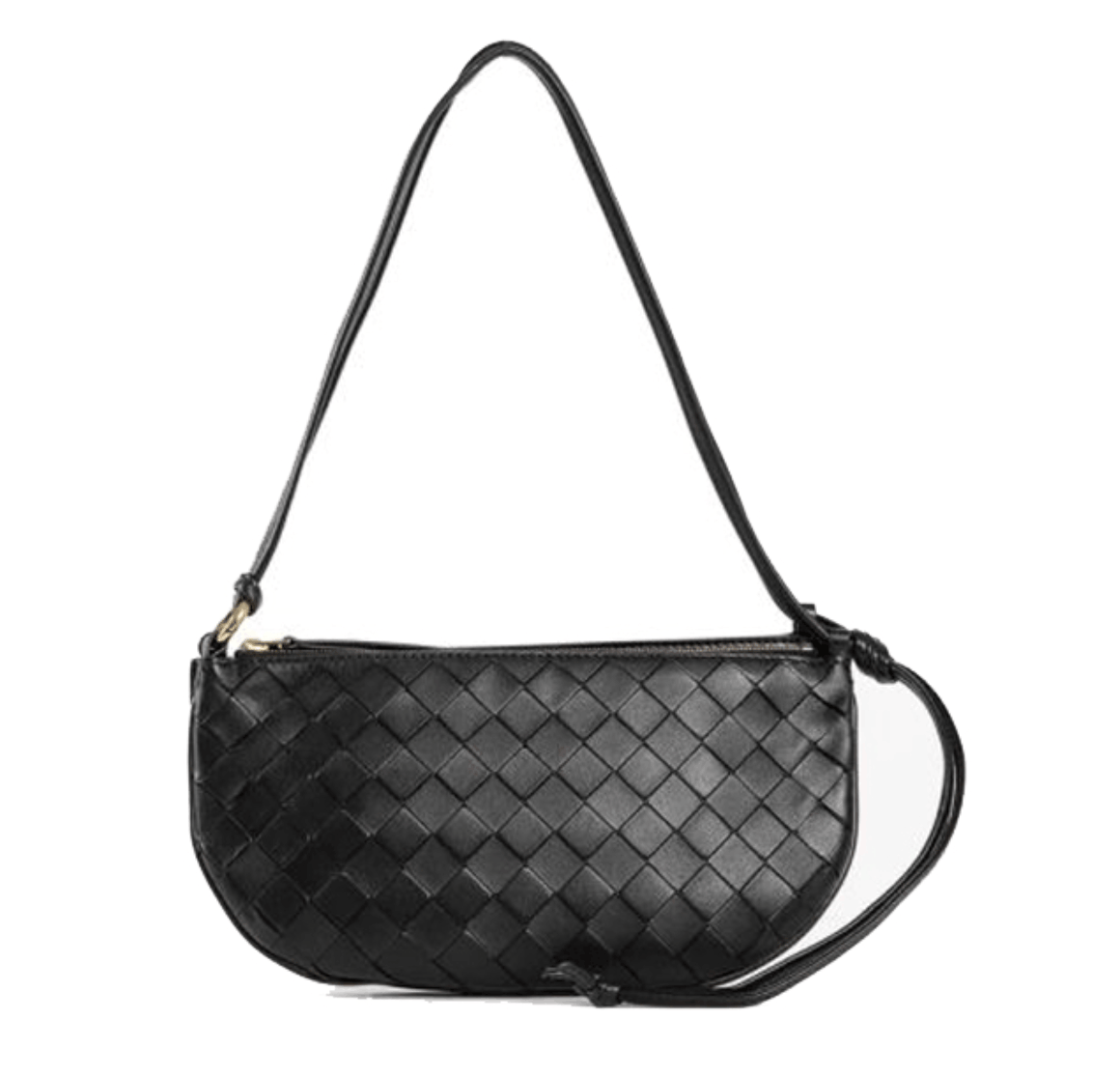 Bottega Veneta Gemelli Double Pouch Intrecciato in Black