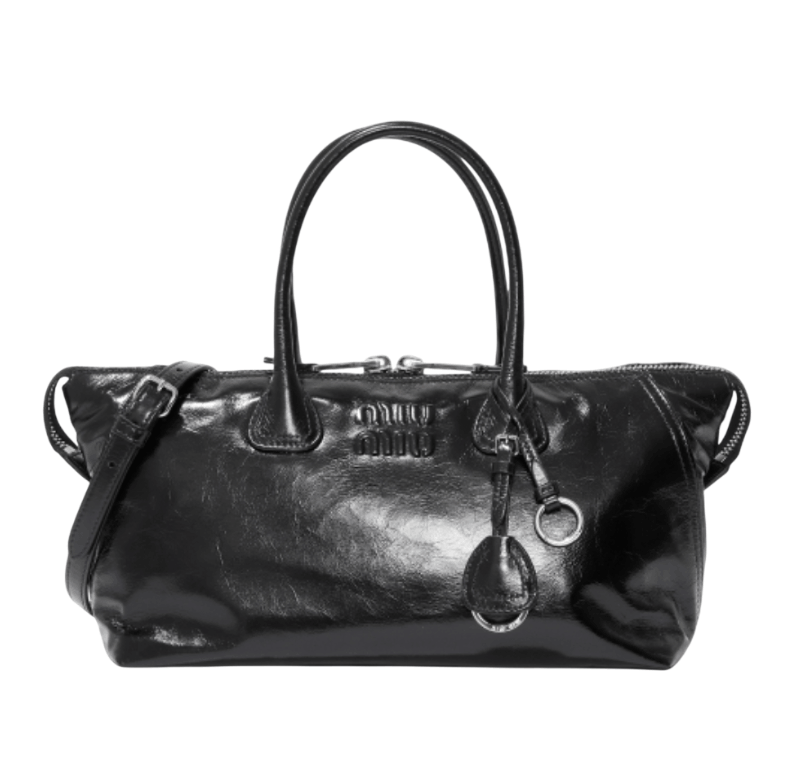 Miu Miu Shoulder Bag in Black 