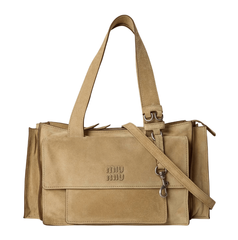 Utilitaire Suede Shoulder Bag 