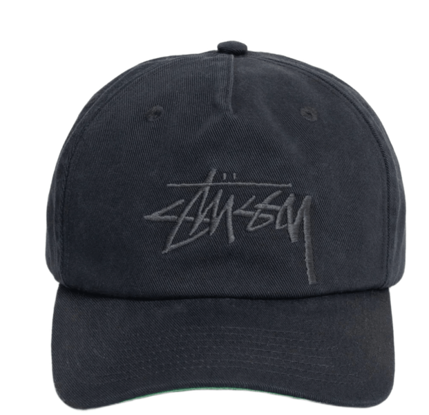 Stussy Mid-Depth Big Stock Snapback Navy Eclipse