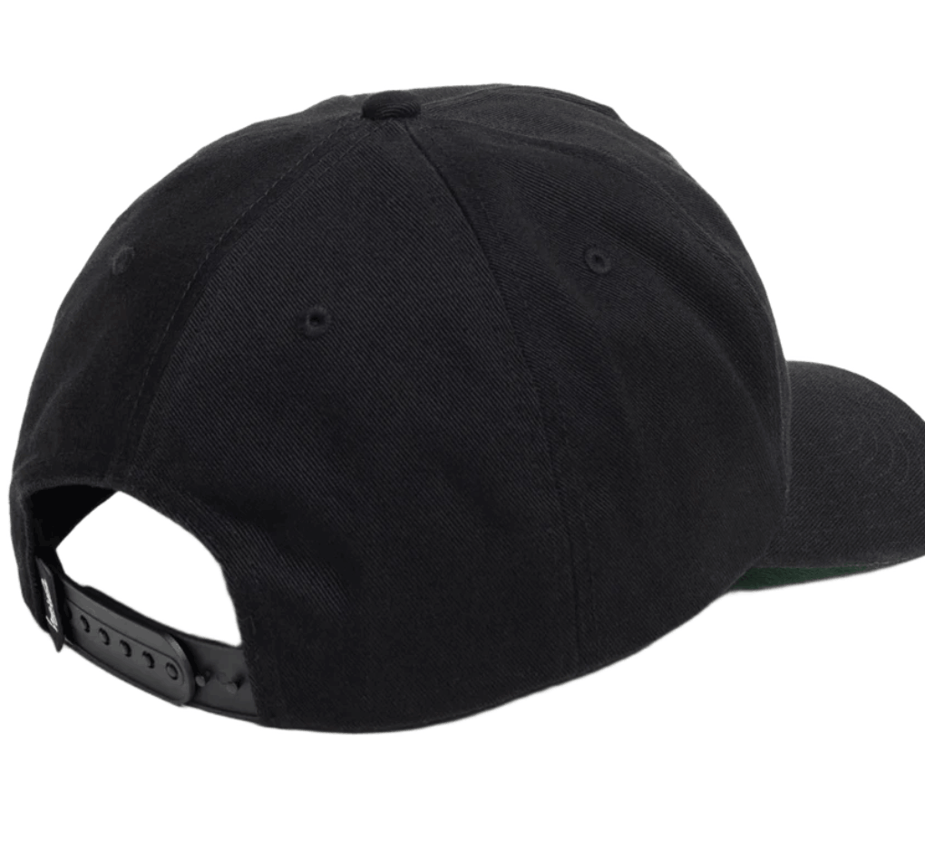 Stussy Mid-Depth Big Stock Snapback Shadow Black