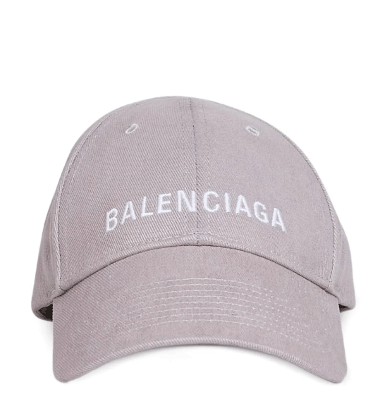 Balenciaga logo-embroidered Baseball Cap - Grey