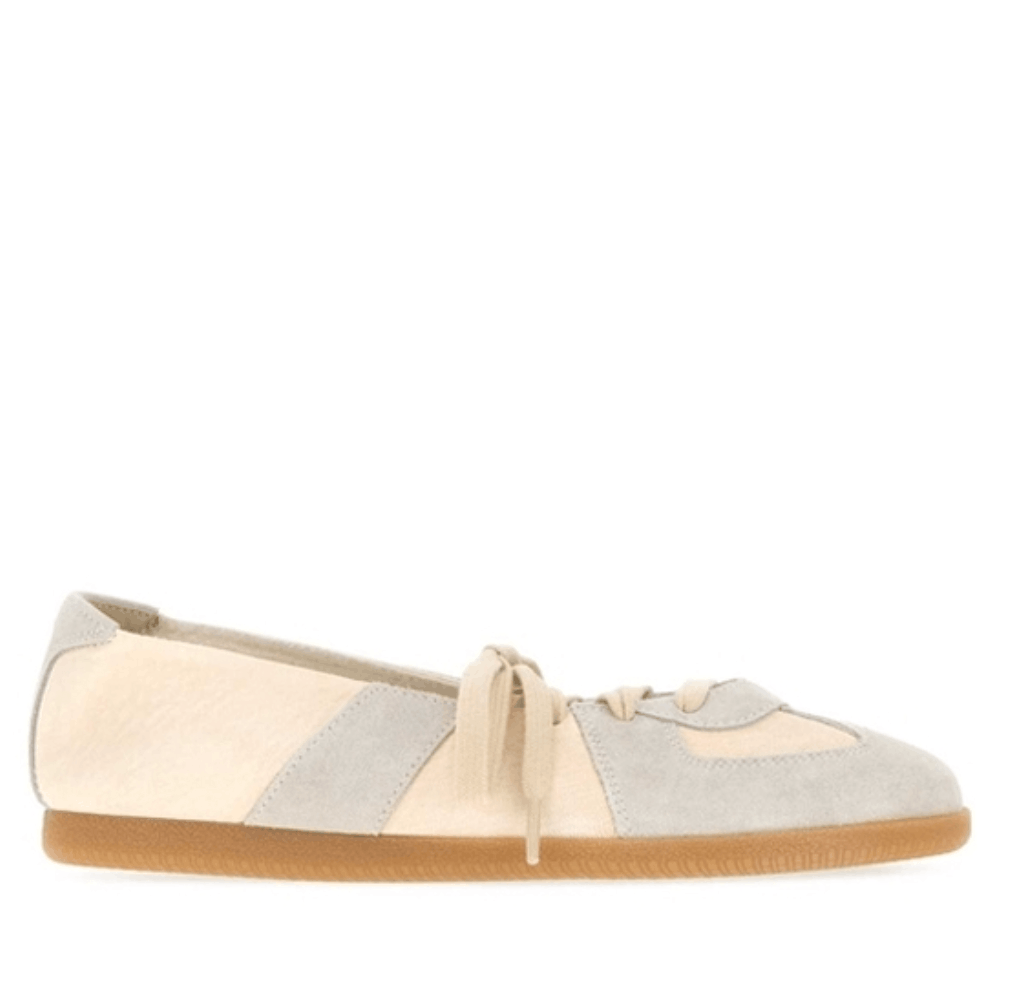 Designer White Replica Soft Laced Ballet 