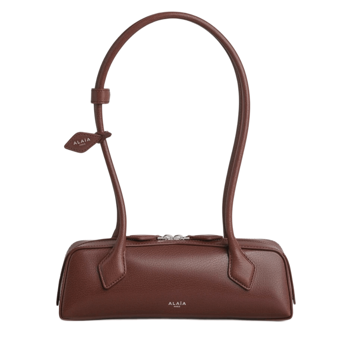 Alaia Le Teckel Small Bag in Goatskin Brown