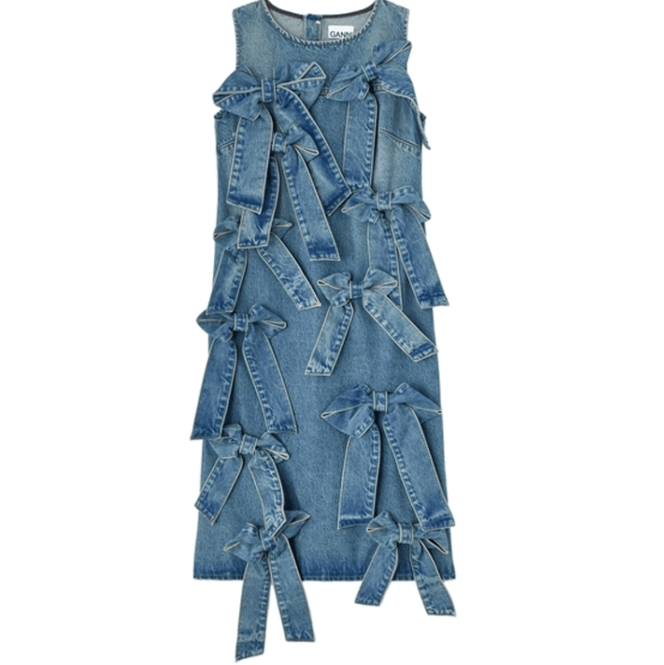 Ganni Blue Midi Dress