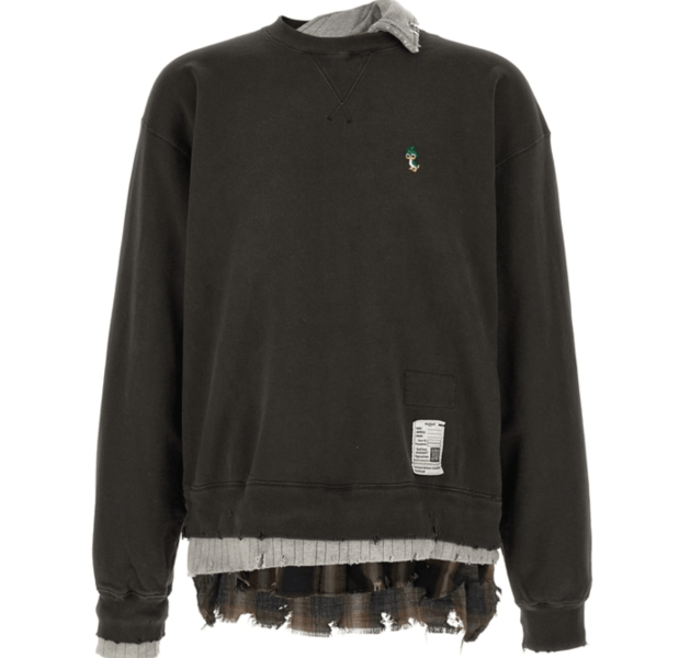 Maison Mihara Yasuhiro Three layer sweatshirt 
