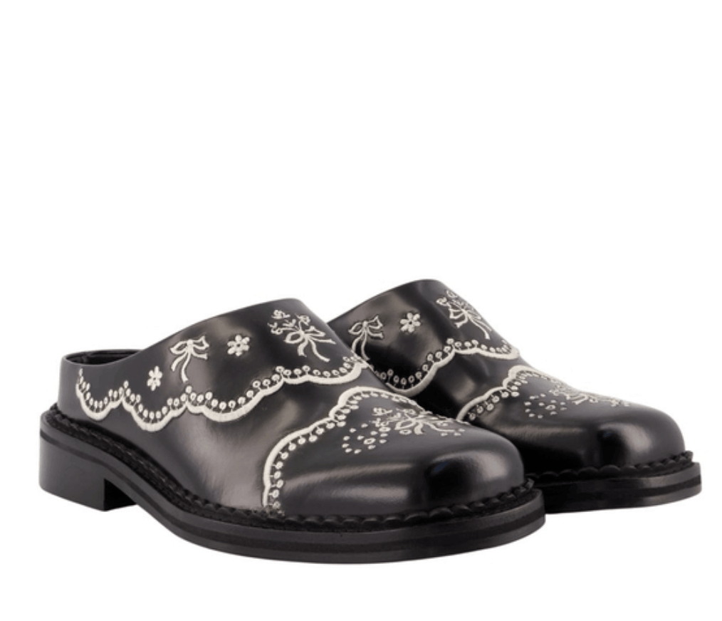 Floral Lace Mule