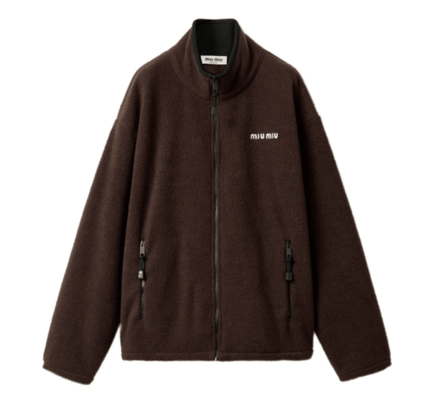 Ebony Fleece Zipper Jacket