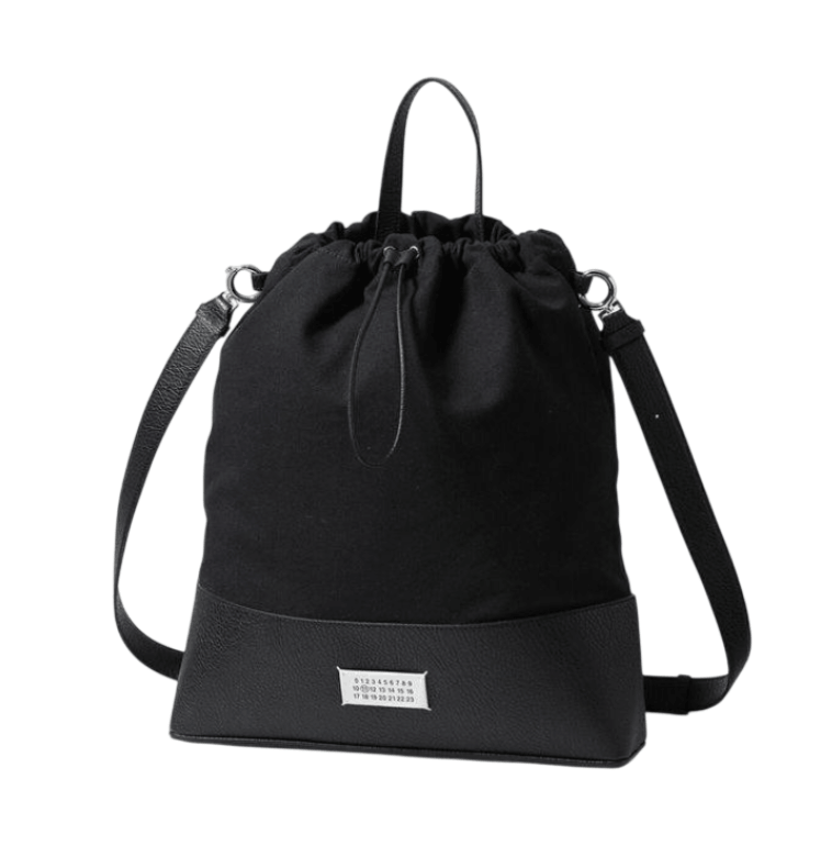Maison Margiela 5AC Daily Medium Drawstring Backpack Black