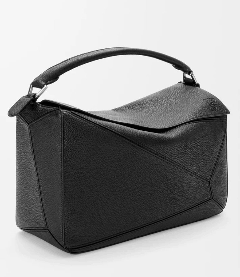 LARGE PUZZLE BAG - FLEXIBLE GRAIN CALFSKIN