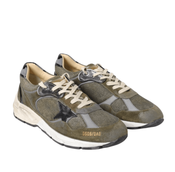 Golden Goose Wmns Dad-Star 'Military Green Black'