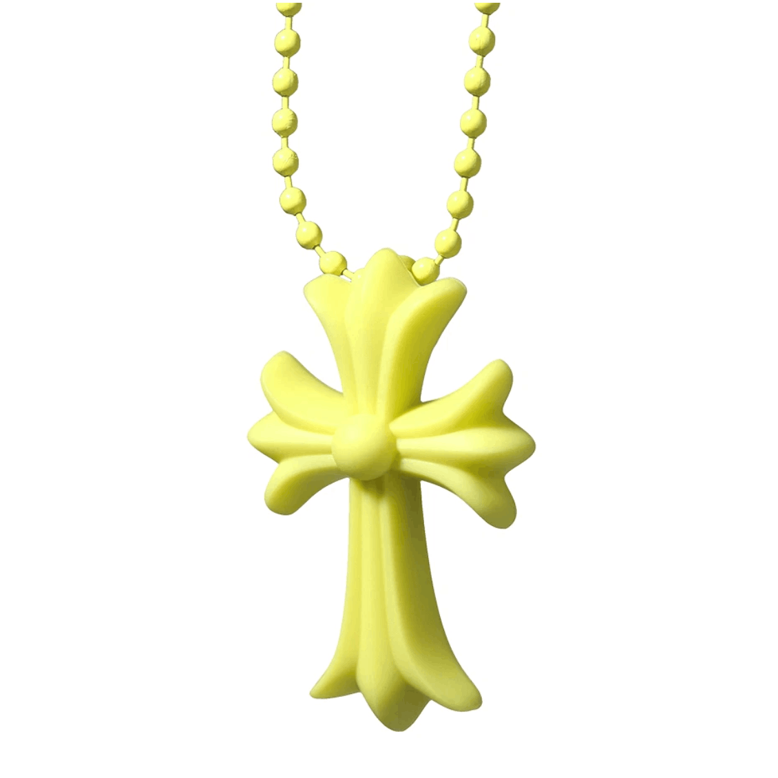 Chrome Hearts Silichrome CH Cross Pendant Yellow 2025