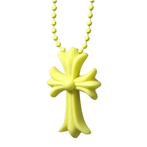 Chrome Hearts Silichrome CH Cross Pendant Yellow 2025