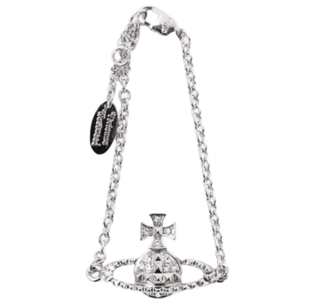 Vivienne Westwood Mayfair Bas Relief Bracelet Silver