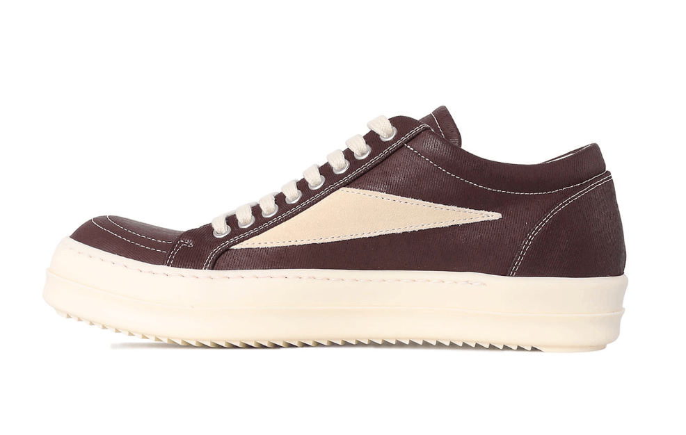DRKSHDW VINTAGE SNEAKERS IN SCAB WAX DENIM