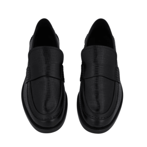 Leather Loafer - Black 