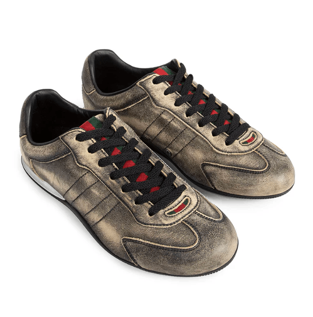 Gucci Shift trainers in black leather