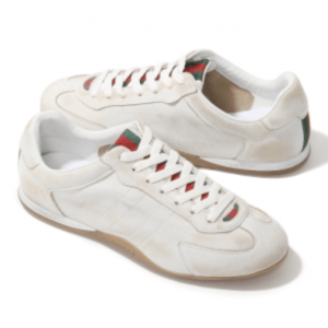 Gucci Shift trainers in white leather