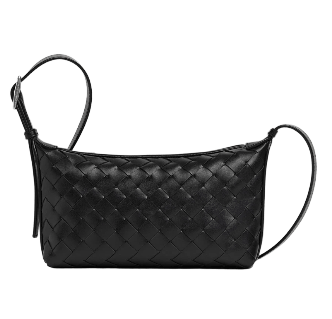 Bottega Veneta Traveler Phone Pouch Black