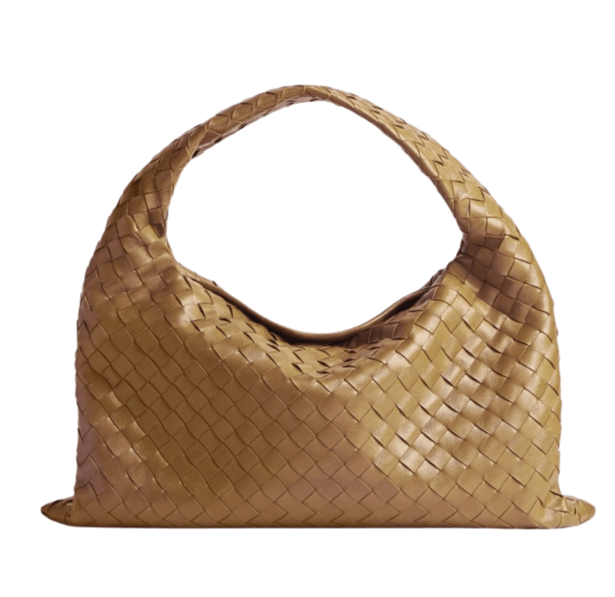 Bottega Veneta Small Hop Dark Praline