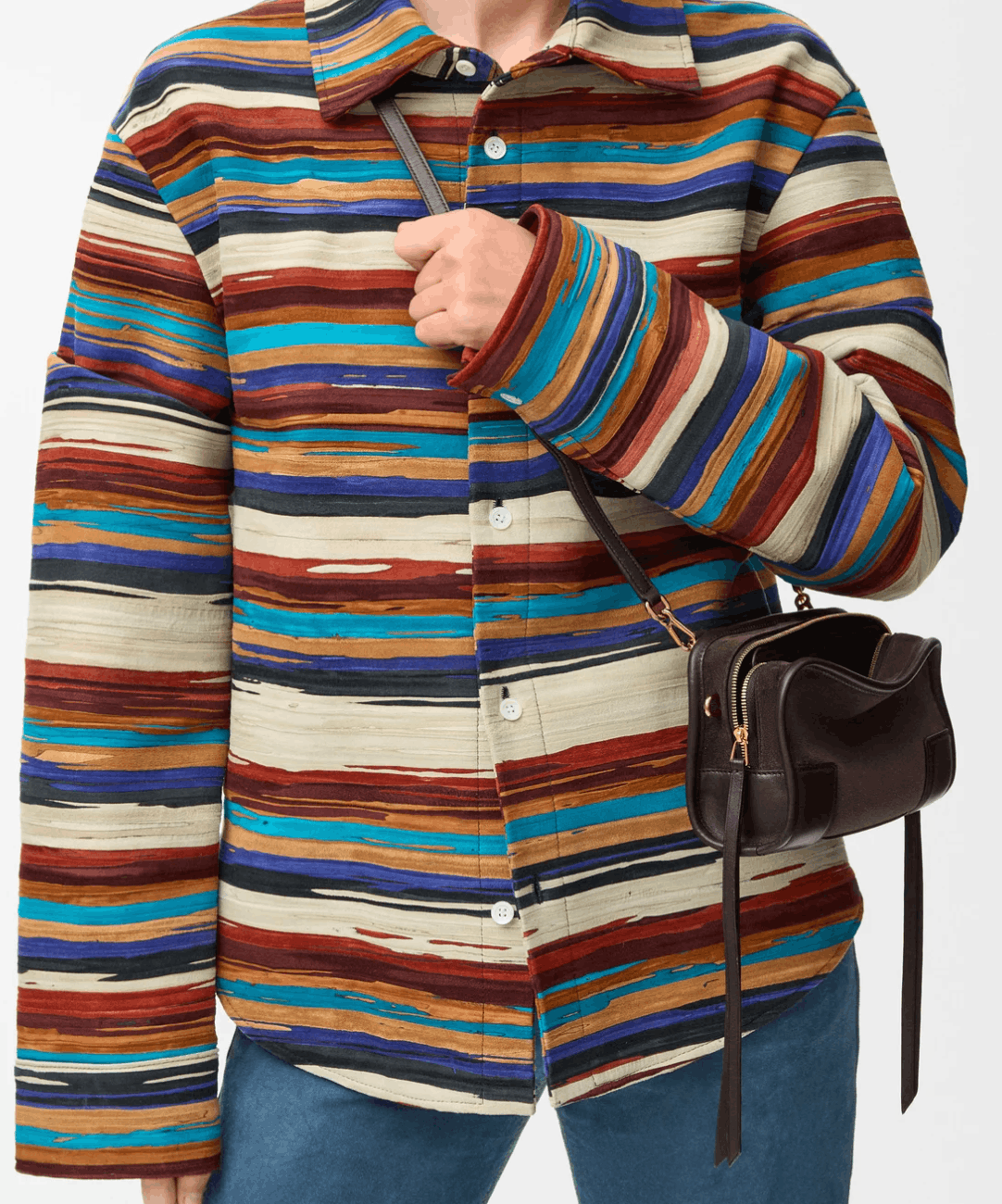 Mini Amazona 180 bag in suede