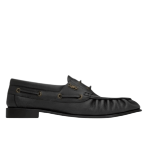 Saint Laurent Le Loafer Bateau Leather Loafers 
