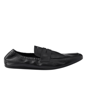 Shuffle antiqued leather loafers - Black 