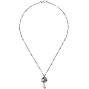 Gucci Double G Key Necklace Silver 