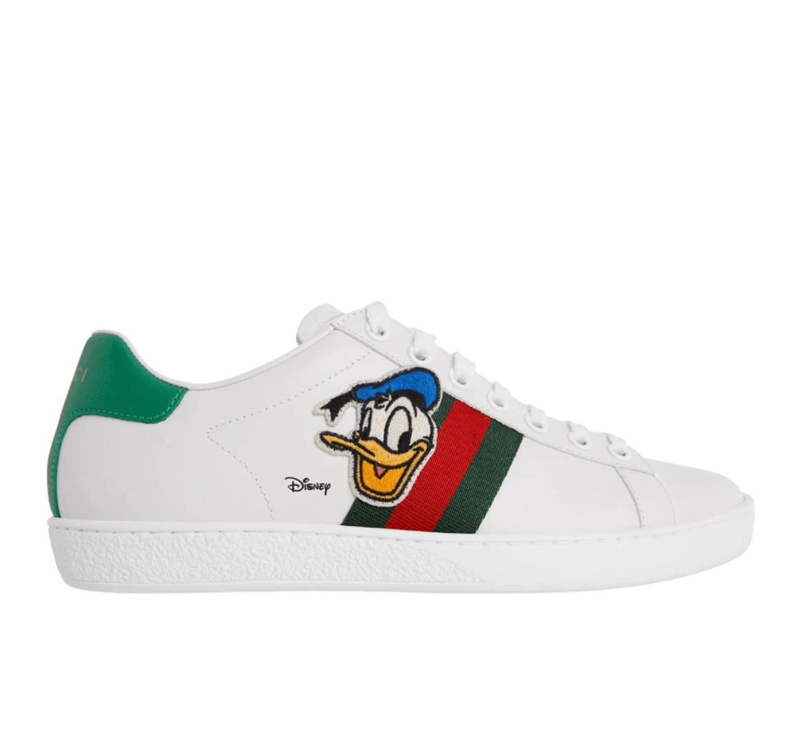 (W) Gucci x Disney Donald Duck Ace Sneakers