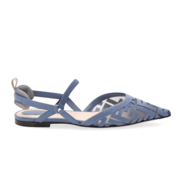 Fendi Colibrì Lite Flat Mesh Slingback 