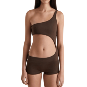 Swimsuit Flann  - Brown