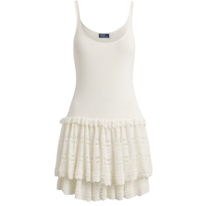 Tiered Pointelle Tank Dress