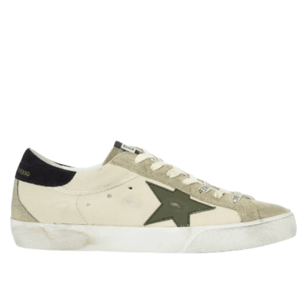 Golden Goose Superstar Leather Sneakers Ivory