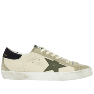 Golden Goose Superstar Leather Sneakers Ivory