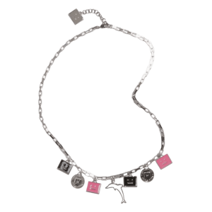 Acne Studios Charm Necklace Silver
