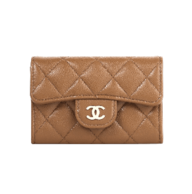 Chanel Classic Card Holder Camel