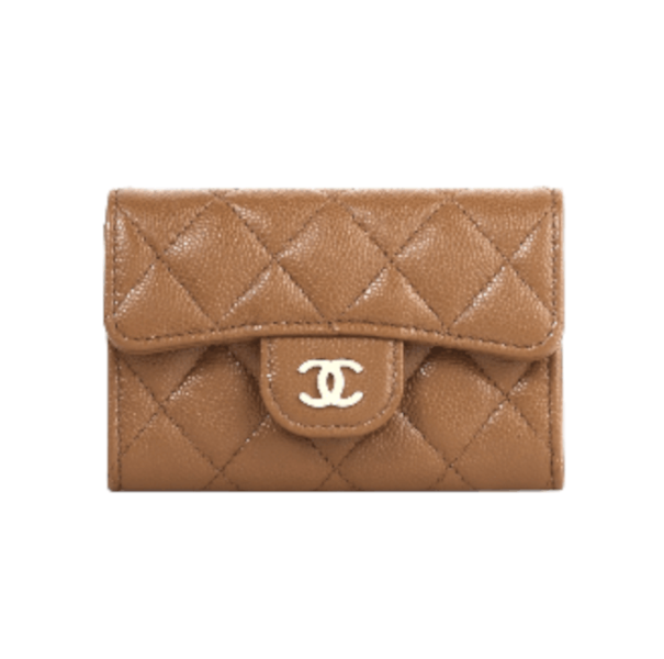 Chanel Classic Card Holder Camel