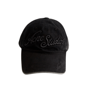 Embroidered logo cap - Black