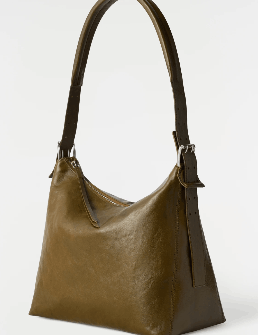 SMALL BELTED HOBO BAG 